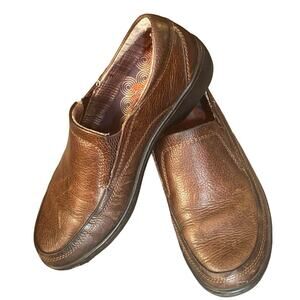 Eastland Kaitlyn Loafers Slip On Leather Size 8.5 M Brown 3895 ortholite